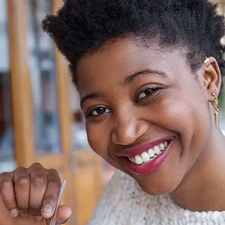 29749 confident smile