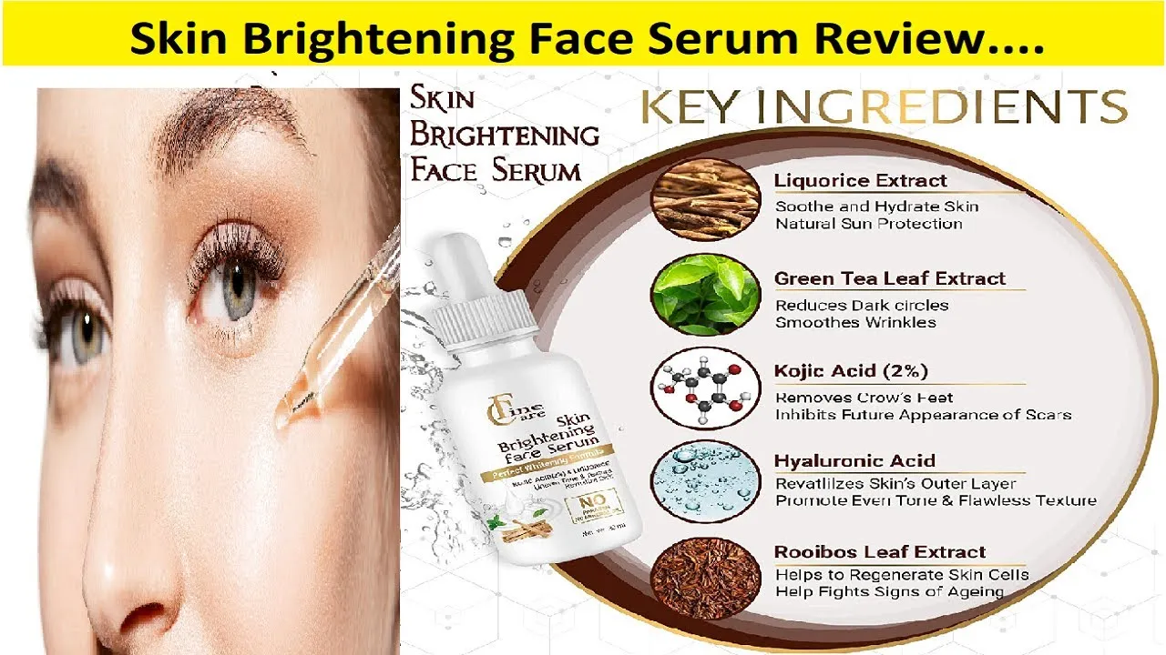 29861 face whitening serum before after